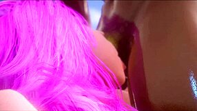 Maya the POV girl in hot lesbian scene with Valerie Vixen in the wild