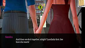 3D animated erotic story with red-haired anime girl