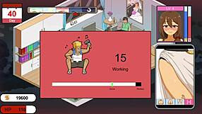 Hentai game with old wife cheating and hardcore sex