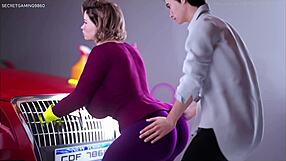 Stuck stepmom gets fucked in the garage in Apocalust 22