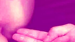 Petite woman with short hair gets her feet covered in sperm after a hardcore blowjob