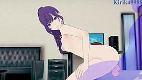 Kanade Yoisaki and Mafuyu Asahina in wild Project Sekai hentai creampie.