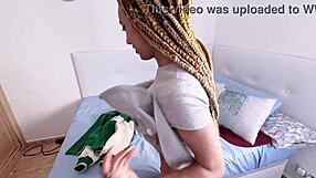 Public street encounter with ebony luna leads to raw sex
