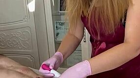 Russian waxing expert brings clients to explosive orgasms