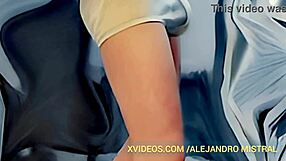 Alex Mist's gay fetish video with stockings