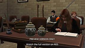 3D animated porn with a naughty Machinima theme – Ginny’s revenge
