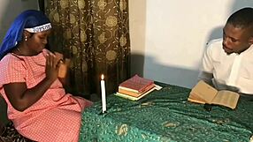 Squirting amateur's sex confessions with a priest go wrong