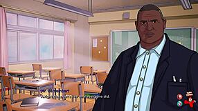 Lustworth Academy 3 brings redhead doggystyle action. Skirt up, fingering leads to explosive orgasm in game!