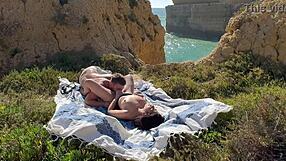 Enjoying the outdoors with hot sex and oral pleasure