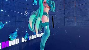 Explore Miku's cosplay journey in Blue k Nights VR180