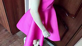 A young girl gives a sensual blowjob and has sex in doggy style after school