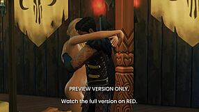 A preview of a 3D animated hentai called The Mighty Viking