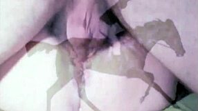 Hairy MILF's secret life in vintage erotic silent movies