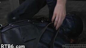 Severe punishment with a whip for the beautiful woman