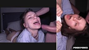First-time hook-up turns into passionate and intense sex session