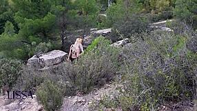 Yoga in nature with a handsome man I just met