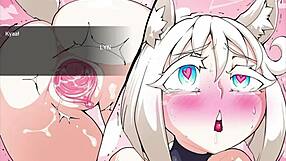 Big cock hentai game with rough sex scenes