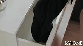 Beautiful teenage girl in hot scene