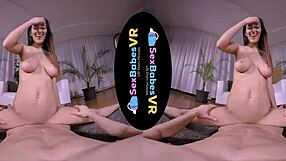Virtual reality experience with a flexible and acrobatic teen in action