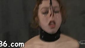 Perfect body: Best blow job ever in a rough BDSM scene