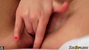 A kinky woman with large breasts masturbates and has an orgasm with the help of a golden shower fetish