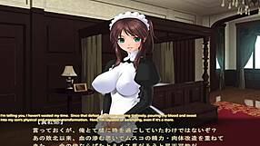 Maid-san in Boin Game Etsuko Scene 2 Rocks Hard!