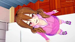 Perverted Hermanastra Sneaks to Nurse for Heat! Wanna See Her Shaved 3D Hentai Pussy Cool Down?!