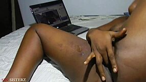 Big beautiful black woman gets rough and tumble creampie