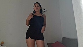 Beautiful Indian girl showing her sweet curves in homemade video