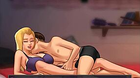 Summertime Saga: Banging Blonde with Huge Tits and Ass!