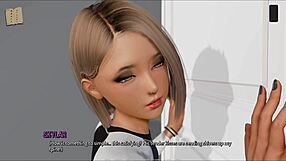 Beautiful anime with big tits and ripped clothes