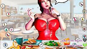 3D animated game with a taboo theme of fucking a stepsister
