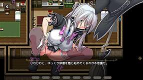 A witch of eclips Lizu's hot scene in a hentai RPG game