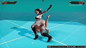 Ginny vs Draka Naked Fighter 3D: Redhead Catfight
