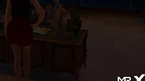 3D cartoon porn game with oiled up succubus