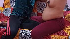 Big ass wife sucking and fucking on balcony outdoor