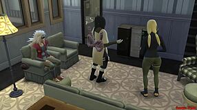 Young housewife Tsunade gets fucked by her loving husband