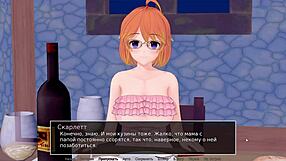 3D animated video of a naughty teacher seducing a student