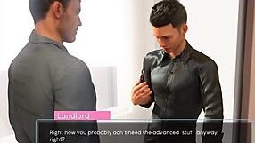 Steamy 3D game featuring mature brunette with big tits