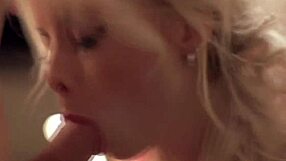 Pretty woman enjoys giving oral sex