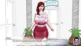 Cartoon MILF in stilettos, divine heel action