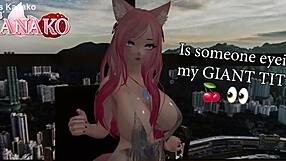 3D animated tits bouncing and jiggling during a titty fuck