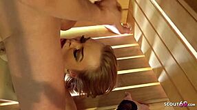 Redhead German amateur Alice gets fucked on camera
