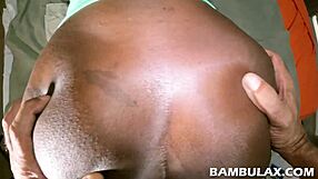 pov big white cock drills ebony bubble butt deep in anal
