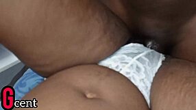 Canadian amateur gets her puffy pussy pierced by a black cock