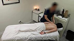 Petite MILF Lexi gets oiled up for a steamy session