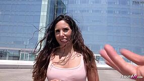 German scout finds big cock loving Latina girl outdoors