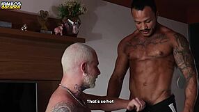 Subtle First-Time Interracial Action With Brazilian Muscle