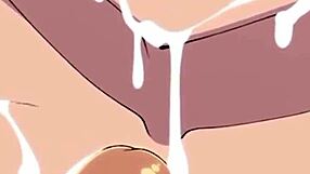 Titty fuck and cumshot: Perfect paizuri boob job 2D hentai