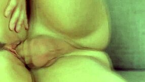 Nerdy guy gets an amateur blowjob from a hot girl